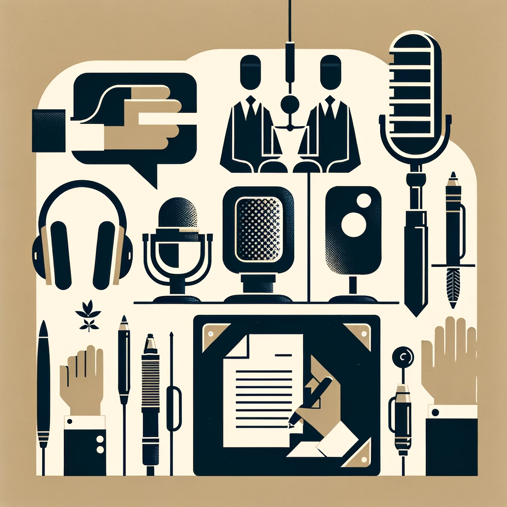 Image of a various objects related to depositions